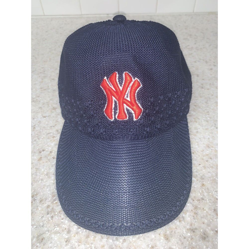 RARE NY‎ Yankees Baseball Hat Cap Navy Blue Old Cloth